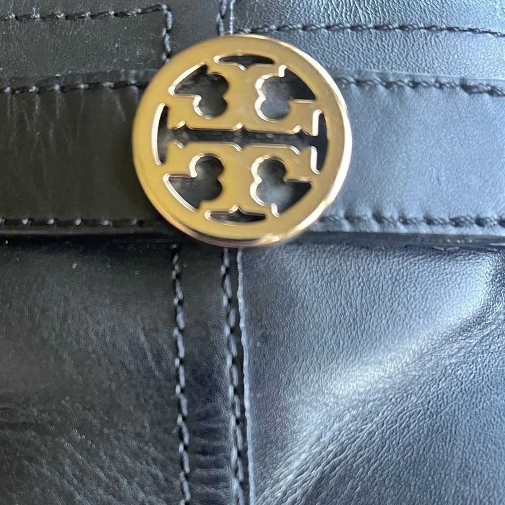Tory Burch Black Leather Ankle Boots Women’s 5